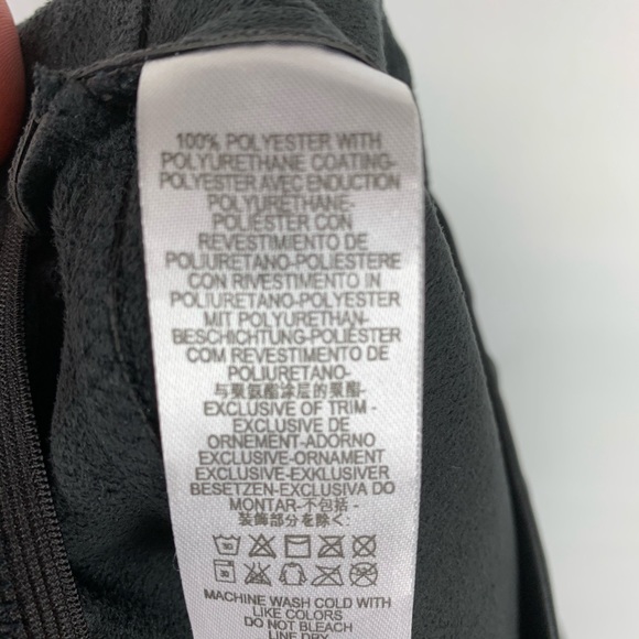 Free People Moto Black Vegan Leather Leggings - Picture 15 of 15